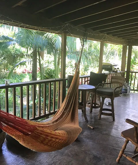 Lanai off Living/Kitchen