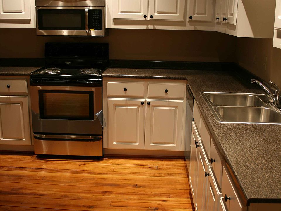 Custom cabinets, heart pine floors