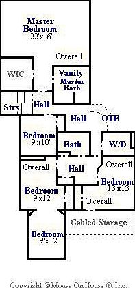 Upper Floor Plan
