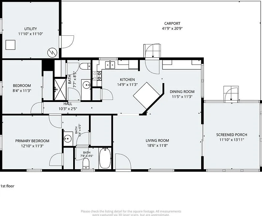 2 bed, 2.0 bath, 966 sqft, $1,500 — Photo 2