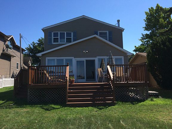 Back that faces pond