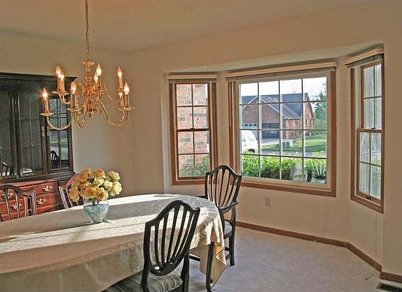 Dining Rm with Bay Window