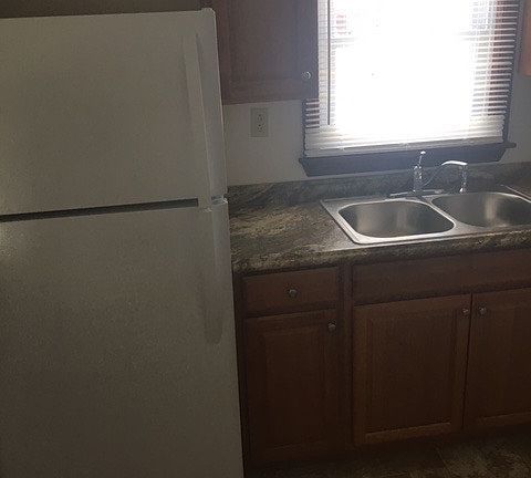 Kitchen - inside toward back wall