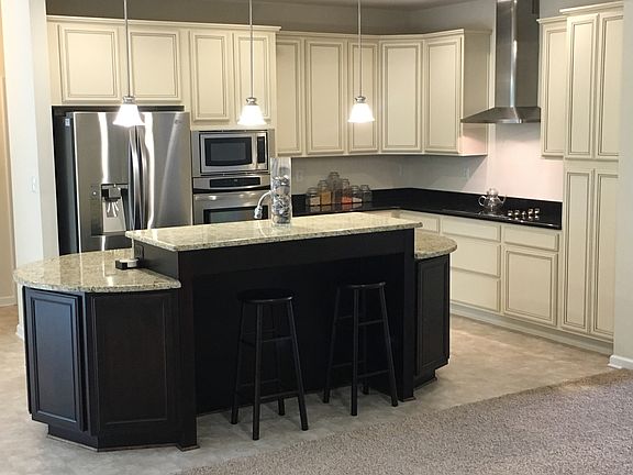 Open kitchen area
