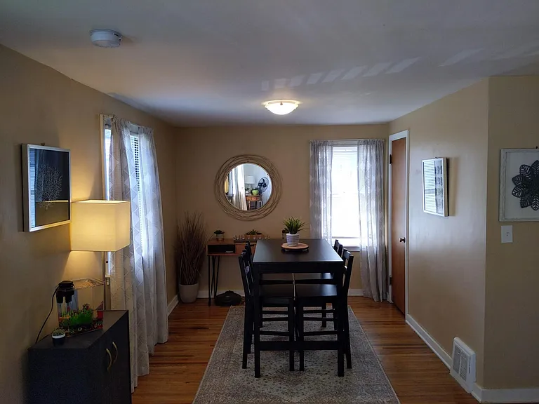 Nice formal dining room area, storage closet, neutral paint