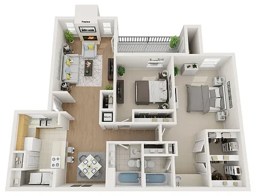 Floor plan B3