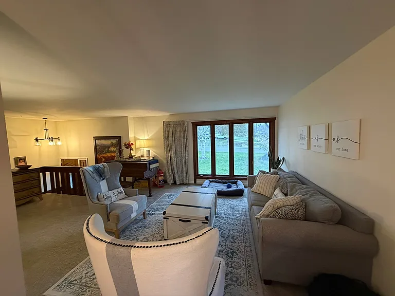 Another view of the living room from the dining room
