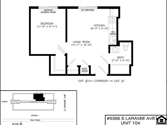 Unit 104 layout