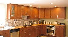 Updated warm kitchen