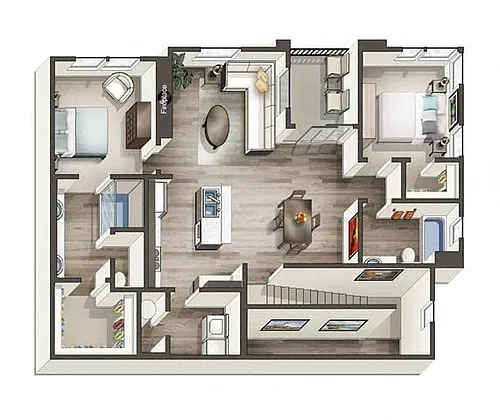Floor plan Sierra (Attached Garage)