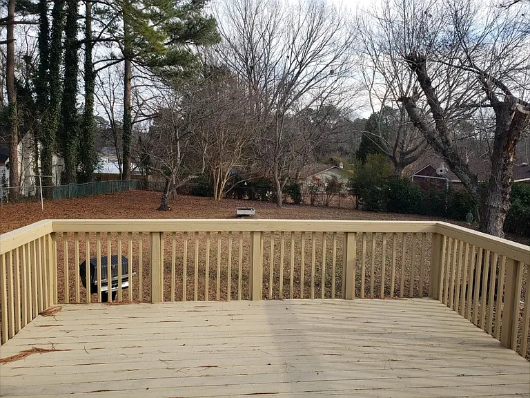 16' x 16' deck