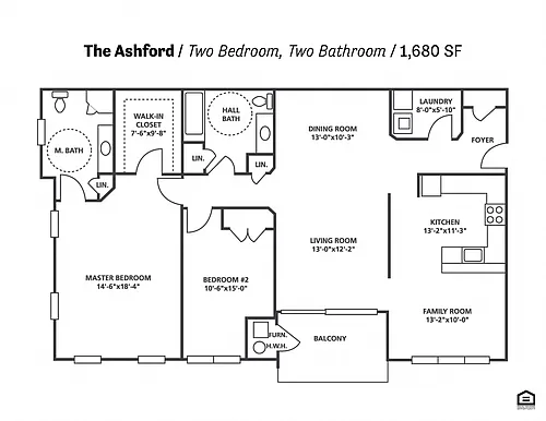 Floor plan The Ashford