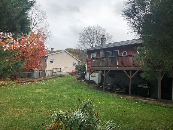 Deck and yard 