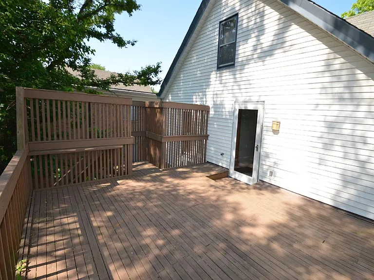 Back patio.