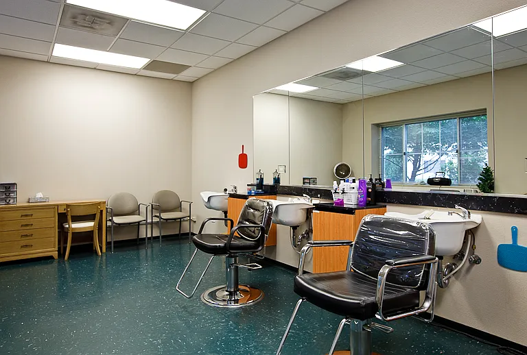 For your convenience, there is a beauty shop onsite! Feel refreshed after a shampoo and cut; get the style you desire, right at home!