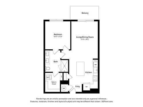 Floor plan A3 - ADA