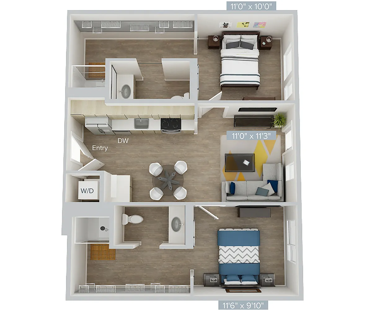 Floor plan B1