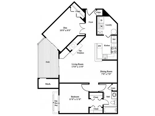 Floor plan A3 - The Hickory