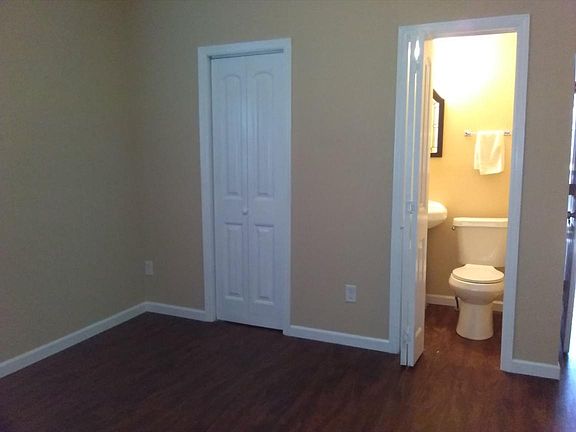 Master bedroom with bathroom