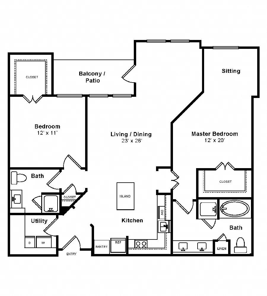 Floor plan Montecito