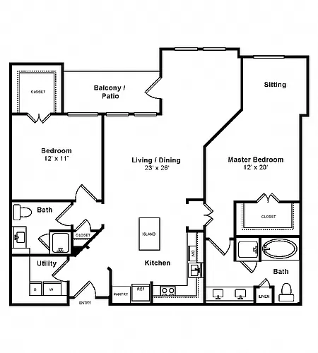 Floor plan Montecito