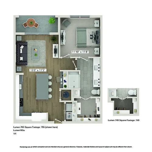 Floor plan A50