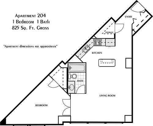 Floor plan Loring - Flat