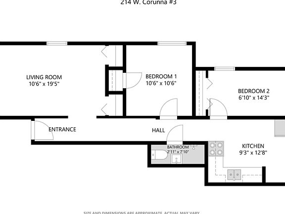 2nd image of 214 W Corunna Ave Unit 3