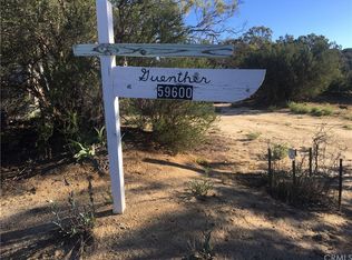 59600 Burnt Valley Rd, Anza, CA 92539