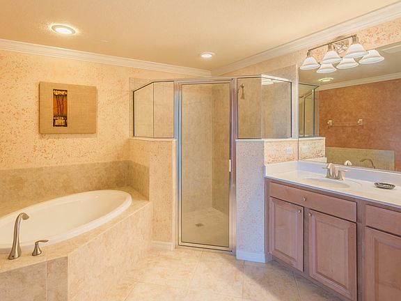 Master Bath - Walk In Shower and Roman Tub