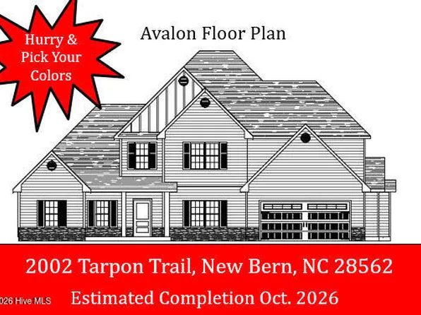 2002 Tarpon Trail, New Bern, NC 28562