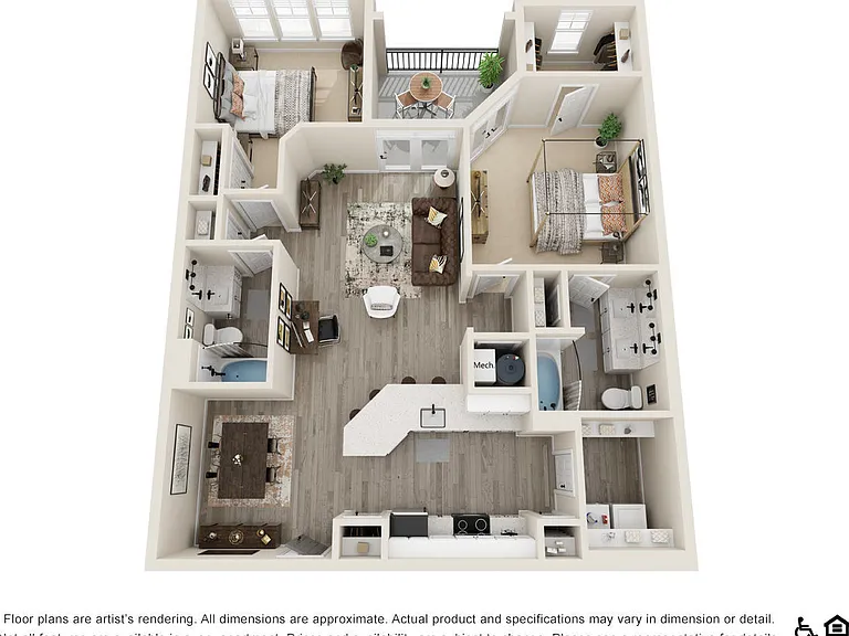 2.3 floor plan River Oaks Landing