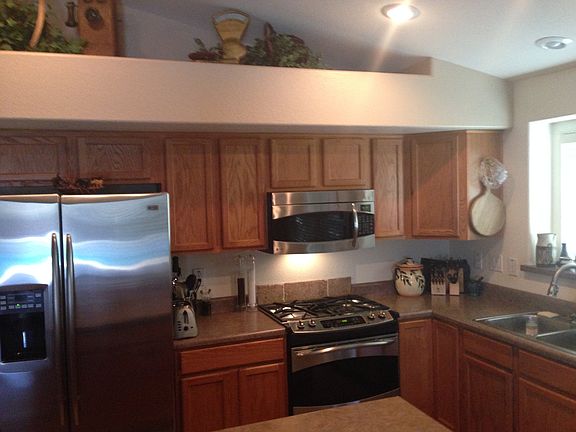 Kitchen with gas range