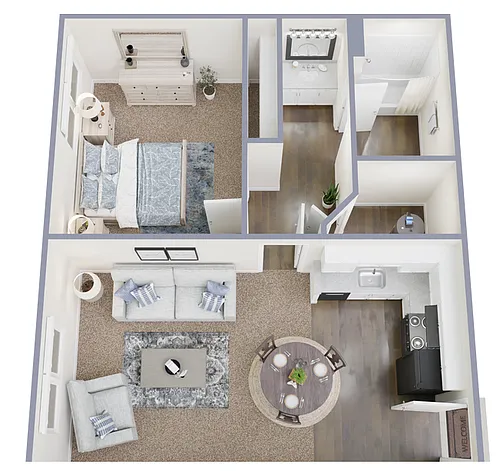 Floor plan 1 Bedroom