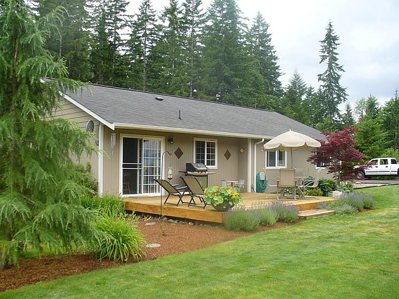 Rear of house