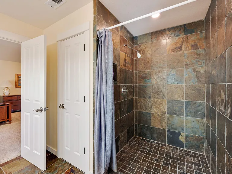 Master shower