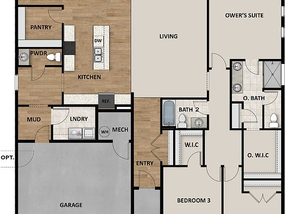 2 Car Garage Standard