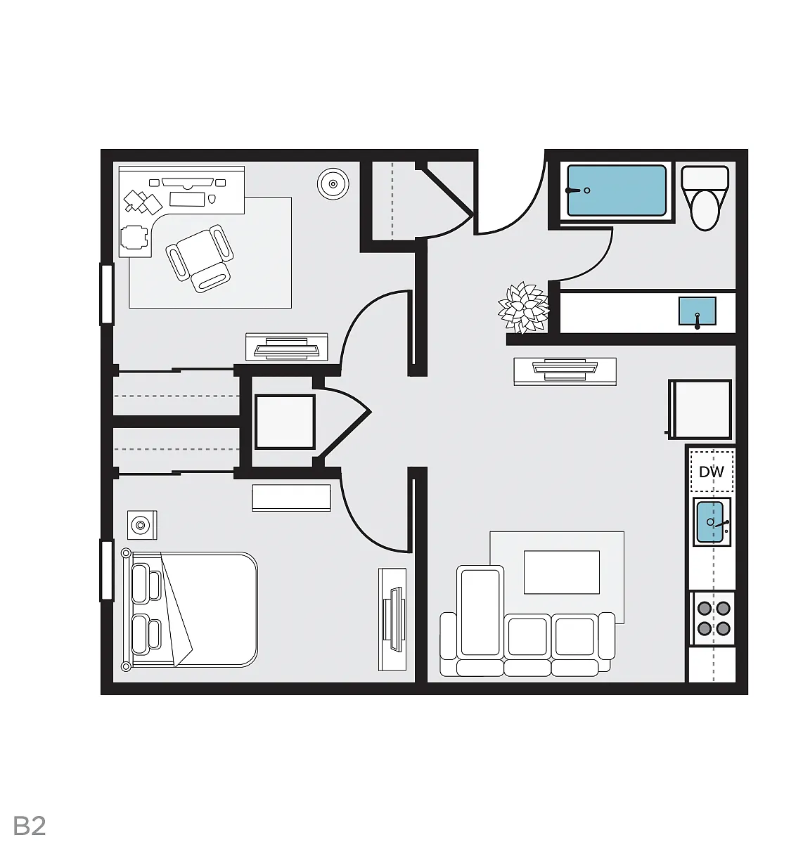 Floor plan B2