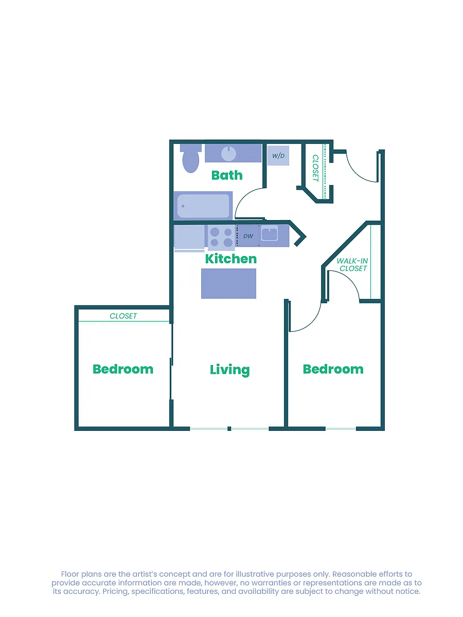 Floor plan The Teel - 2x1 - C5