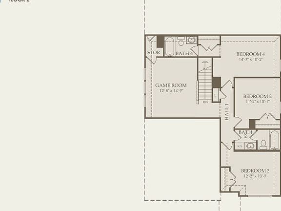 Jayton Floor Plan, Quick Move-In Home, Floor 2