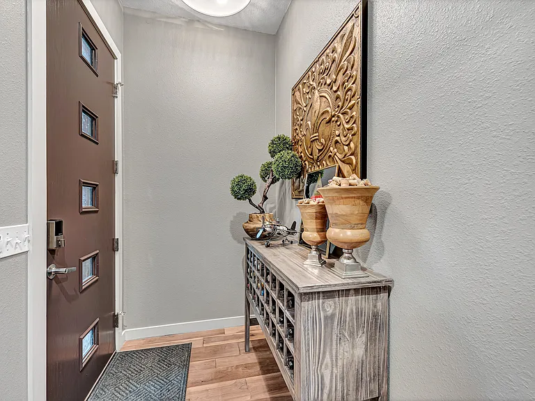 The front entryway.