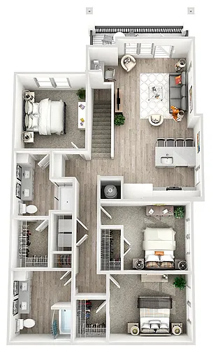 Floor plan C1B