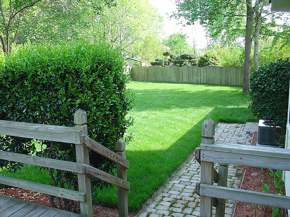 A big backyard with a great lawn
