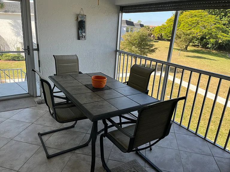 Great view on the screened in lanai