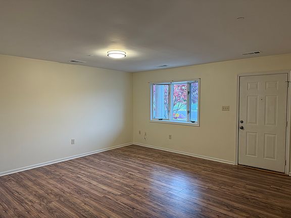 Living room with bay window