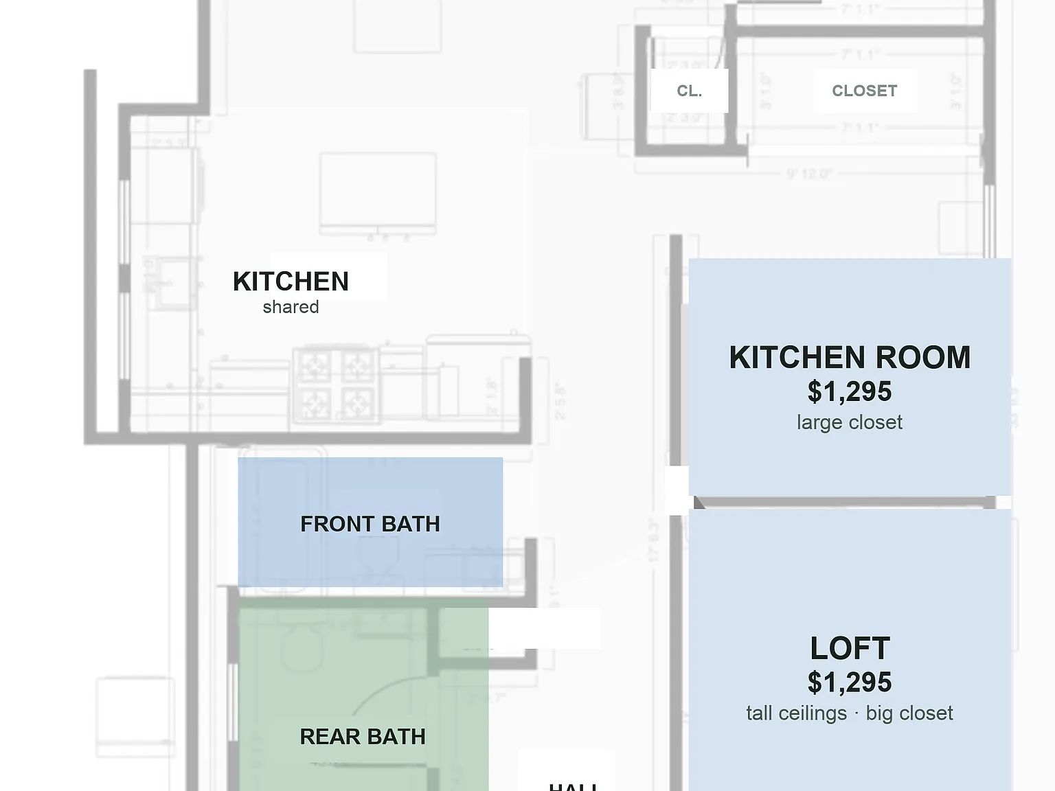 4 bed, 1290 sqft, $1,245 — Photo 3