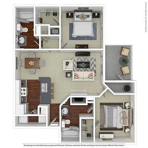 Floor plan B2 Butternut