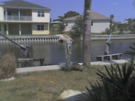 Boat dock w/wenches