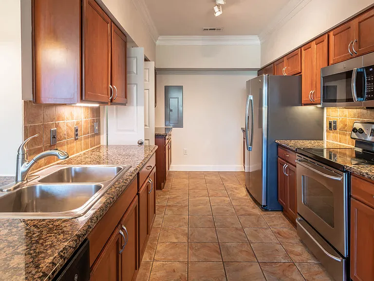 Kitchen with Stainless Steel Appliances
