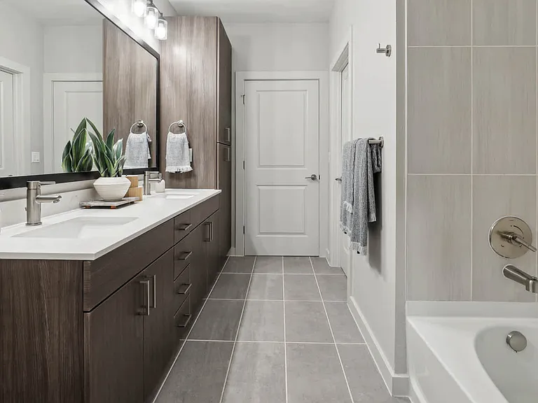 Bathroom with Double Vanity